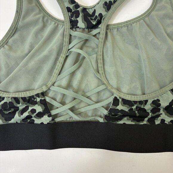 The Player by Victoria’s Secret Camo Racerback Sports Bra Size Medium Y2K - Picture 5 of 6